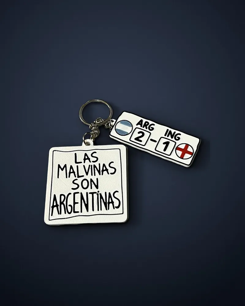 Llaveros “Las Malvinas son argentinas”