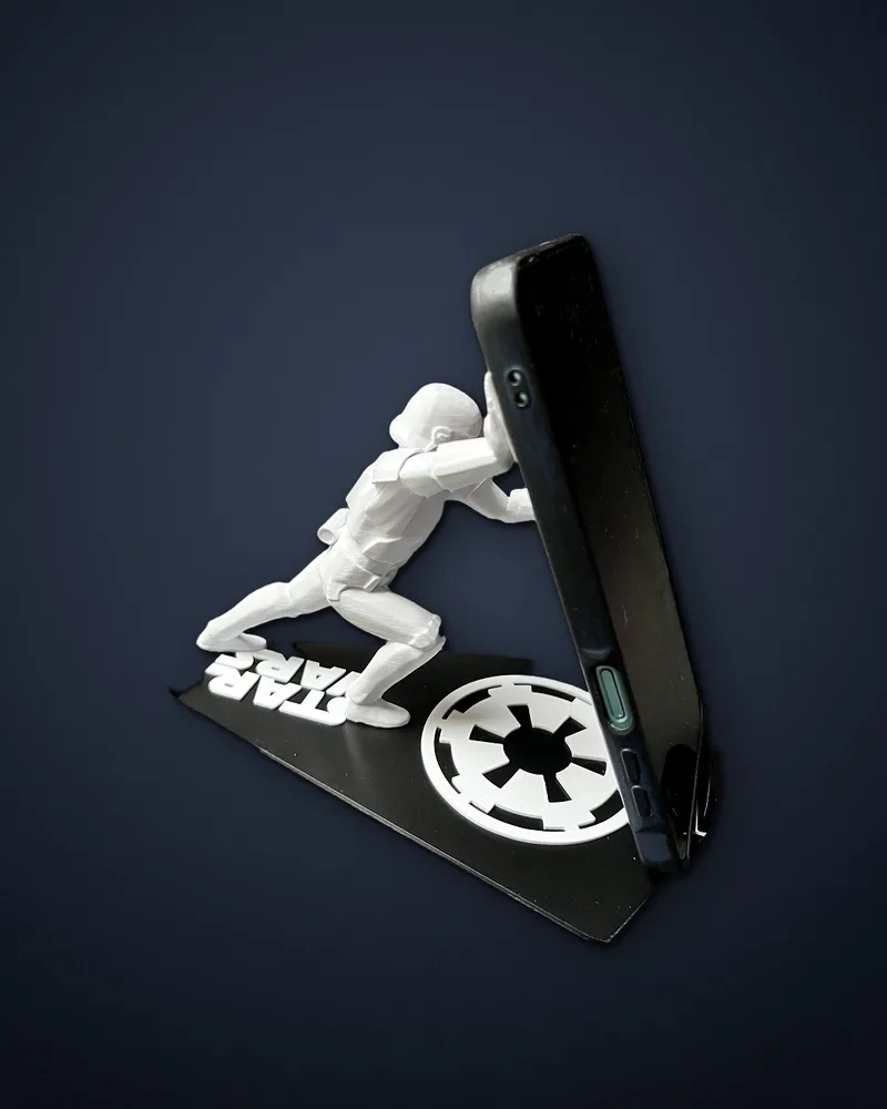 Soporte de celular con figura